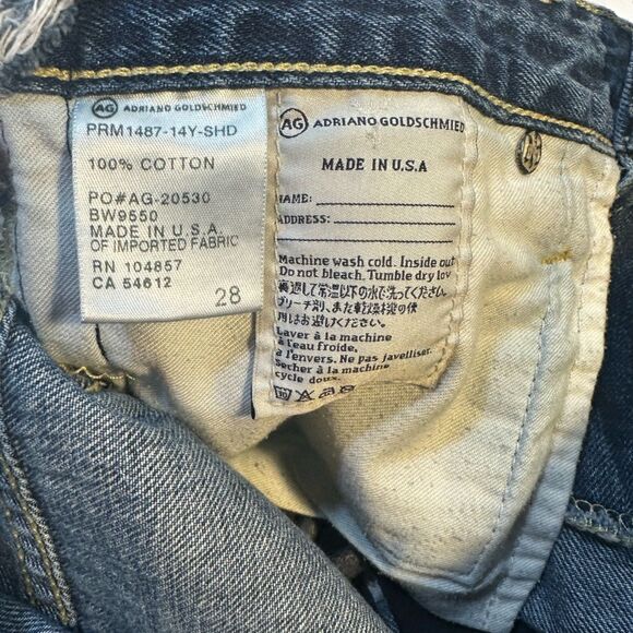 AG Adriano Goldschmied Relaxed Jean Shorts - 28 - Bonnie shorts - Picture 2 of 6